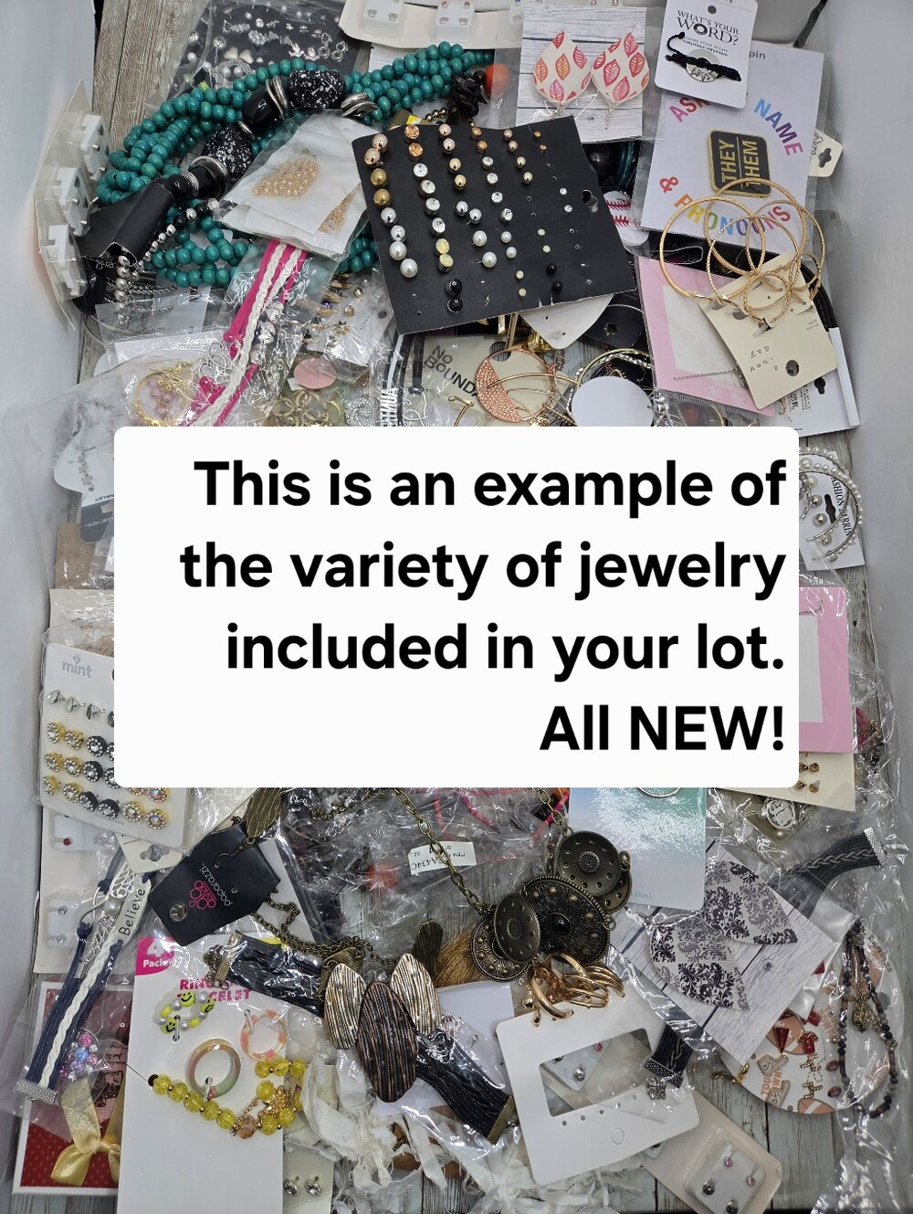 ✨ HUGE 4.5 LB Mystery Fashion Jewelry Reseller Lot! NWT Paparazzi Target Amazon